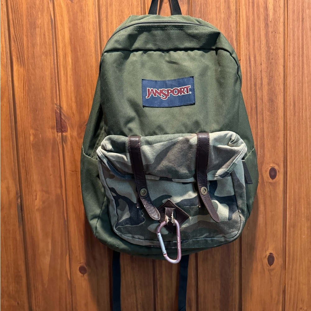 Jansport camo  backpack